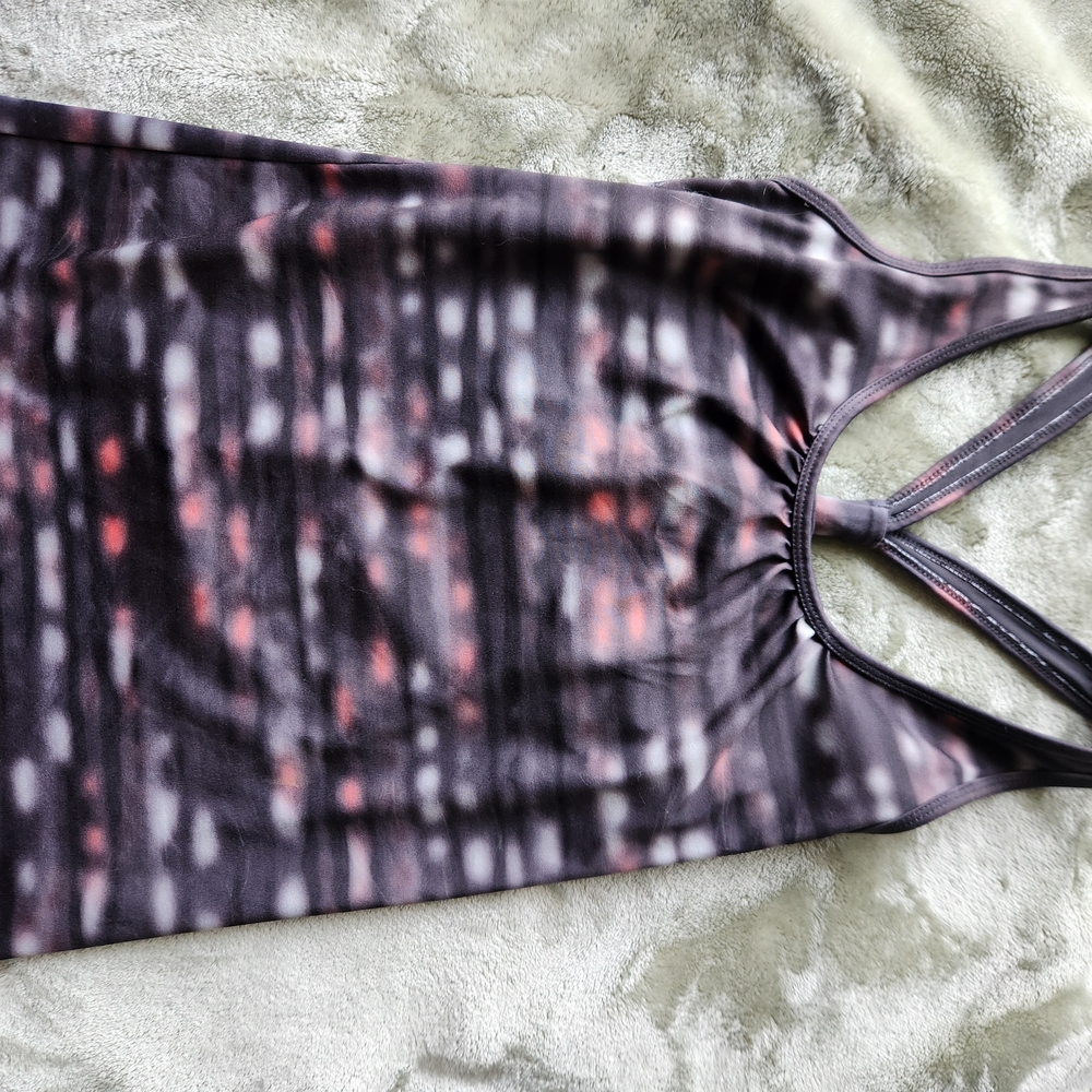 Black & Pink Athletic Tank